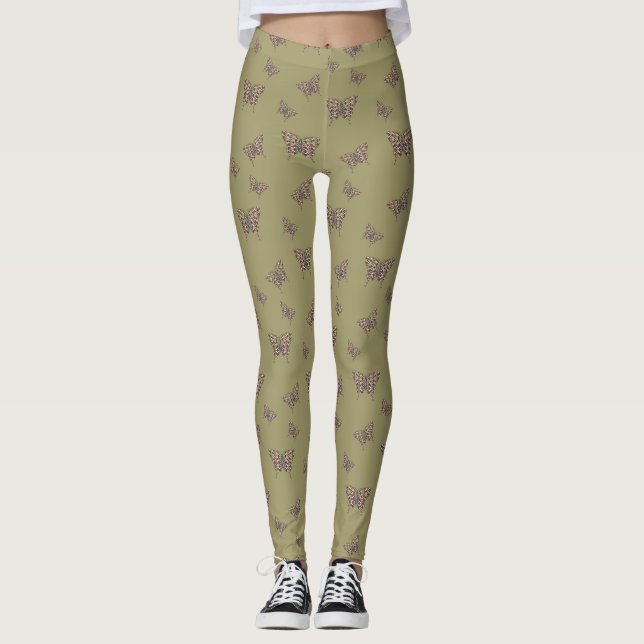 Afrikansk svansvallar leggings (Framsida)