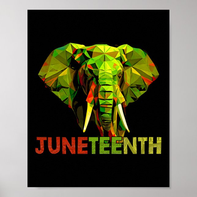 Afrikansk svart fritidshistorik för konstfriheter poster (Framsidan)