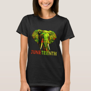 Afrikansk svart fritidshistorik för konstfriheter t shirt