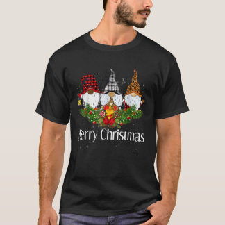 Afrikansk svart Gnome Ugly jul Matchi T Shirt
