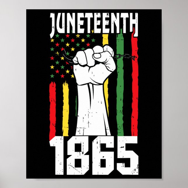 Afrikansk svart historia 1865 Junetteonde 2 Poster (Framsidan)