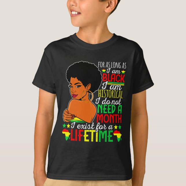 Afrikansk svart historia Månad juni 1999 T Shirt (Framsida)
