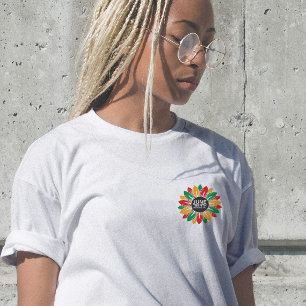 Afrikansk svart historik Junetonde Solrossen T Shirt
