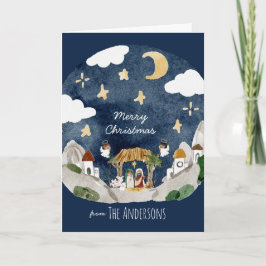 Afrikansk svart jultomhet kort