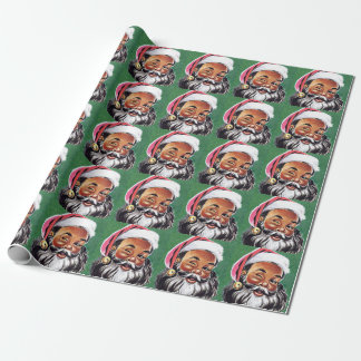 Afrikansk svart-Jultomten-jul Presentpapper