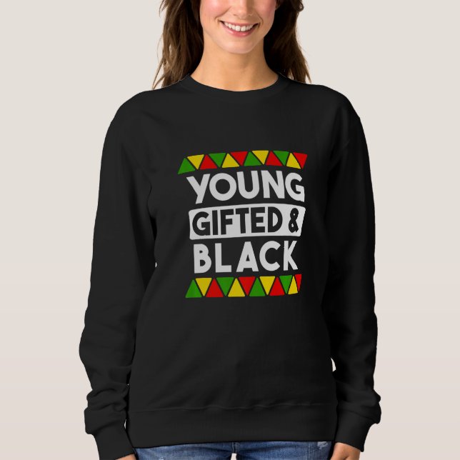 Afrikansk svart pr t shirt (Framsida)