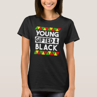 Afrikansk svart pr t shirt