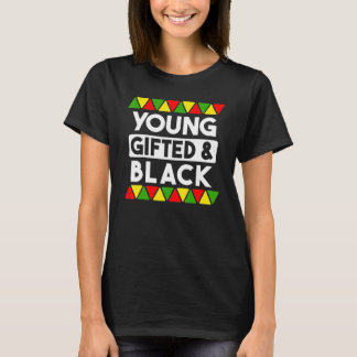 Afrikansk svart pr t shirt