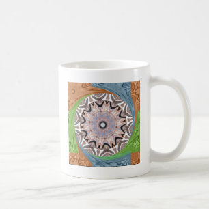 Afrikansk svart teckentabell kaffemugg