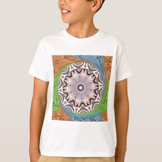 Afrikansk svart teckentabell t-shirt (Framsida)
