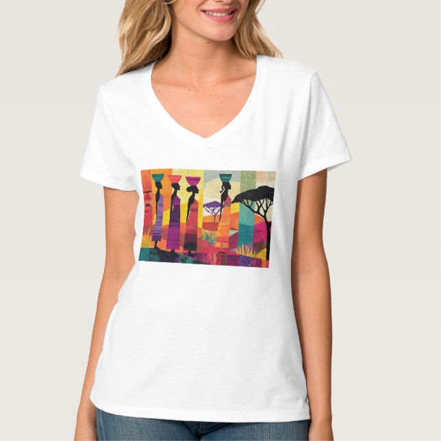 Afrikansk systrar t shirt (Framsida)