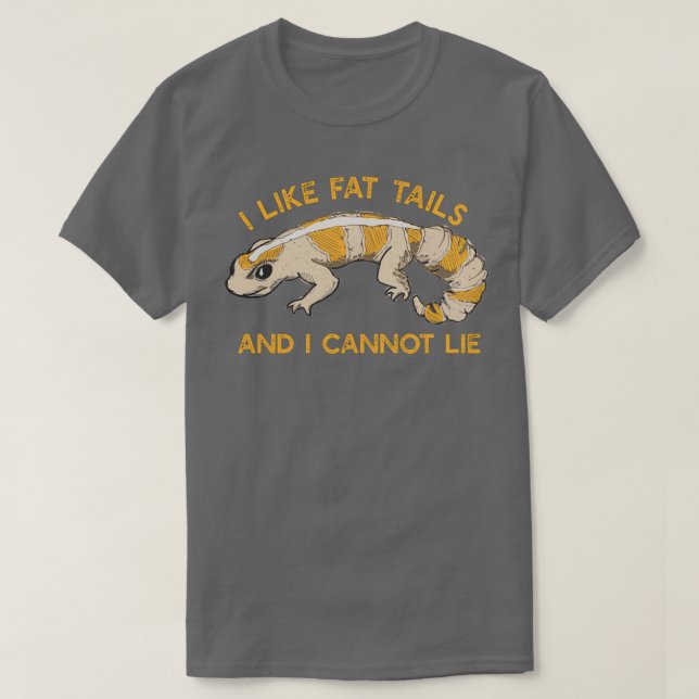 Afrikansk Tjock Tails Gecko  T Shirt (Design framsida)