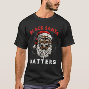 Afrikansk tomten Black Matters jul Paj T Shirt