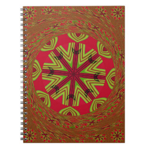 Afrikansk traditionell design anteckningsbok