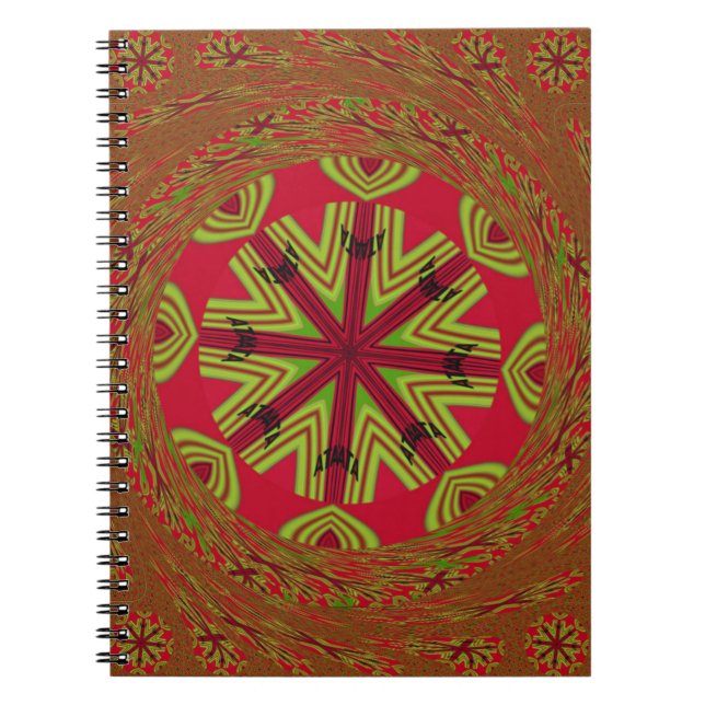 Afrikansk traditionell design anteckningsbok (Framsidan)