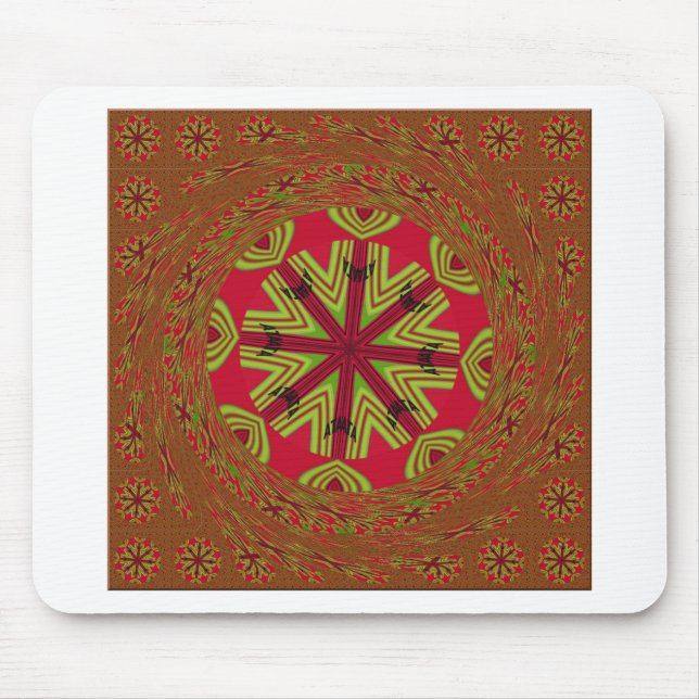 Afrikansk traditionell design musmatta (Framsidan)