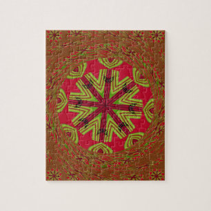 Afrikansk traditionell design pussel