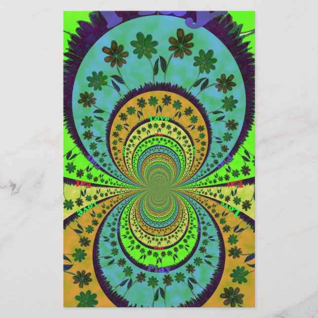 Afrikansk traditionell Hakuna Matata Färg.png Brevpapper (Framsida)