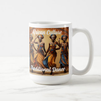 Afrikansk traditionell kultur i svart historia kaffemugg