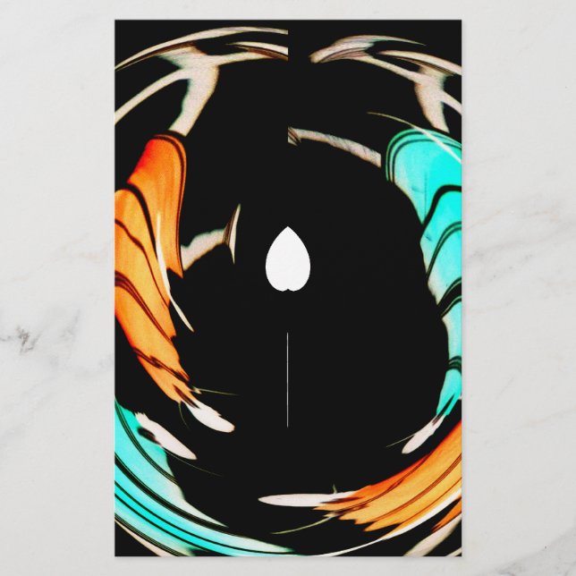 Afrikansk traditionell Mönster-konst Brevpapper (Framsida)