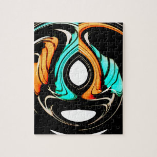 Afrikansk traditionell Mönster-konst Pussel