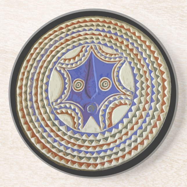 Afrikansk tribal mask underlägg (Framsidan)