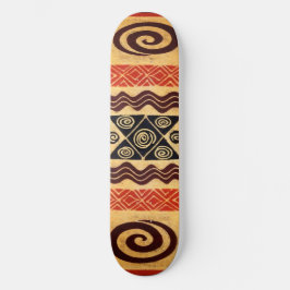 Afrikansk tribal skateboard - extrem sportbräda