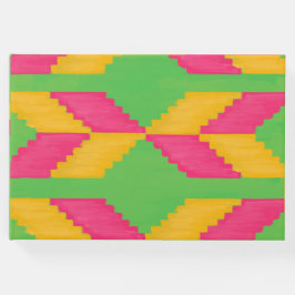 Afrikansk tryckt gästbok