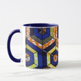 Afrikansk tryckt mugg