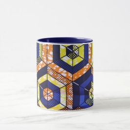 Afrikansk tryckt mugg
