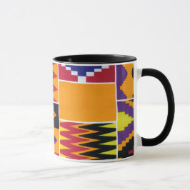 Afrikansk tryckt mugg