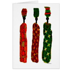 Afrikansk Tvätta-dag Hälsningskort