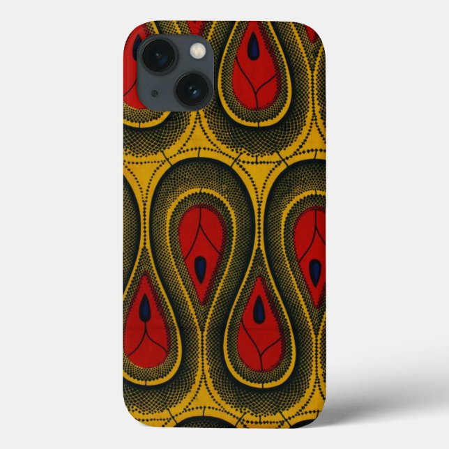 Afrikansk tygiphone case (Baksida)