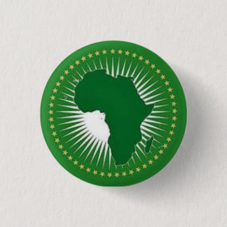 AFRIKANSK UNION KLÄMMER FAST KNÄPPAS EMBLEM KNAPP