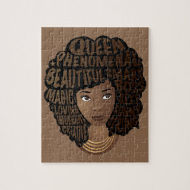 Afrikansk, uppmuntrande kvinnor, Brown Pussel