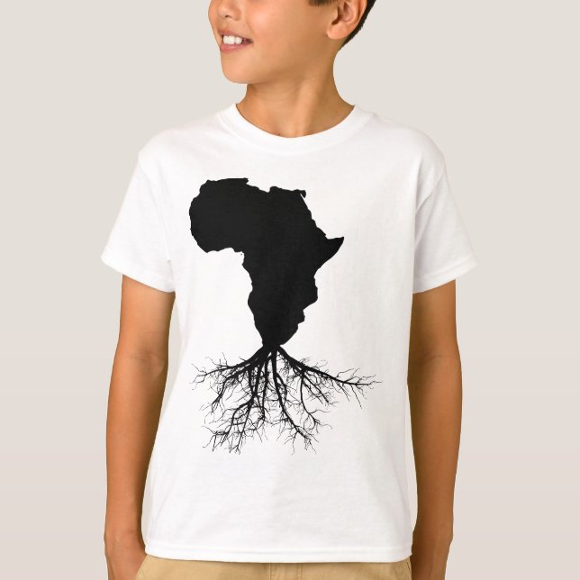 Afrikansk utlandsregion (Pan African Continent Kar T Shirt (Framsida)