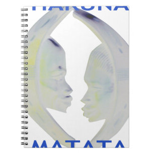 Afrikansk utskrift av Hakuna Matata-design Anteckningsbok
