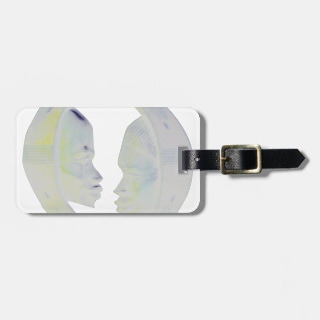 Afrikansk utskrift av Hakuna Matata-design Bagagebricka (Horisontell Framsida)