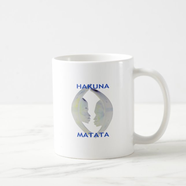 Afrikansk utskrift av Hakuna Matata-design Kaffemugg (Höger)