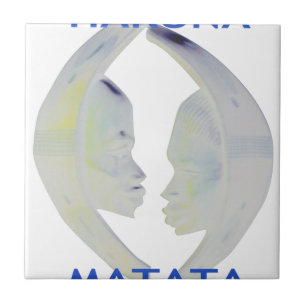 Afrikansk utskrift av Hakuna Matata-design Kakelplatta