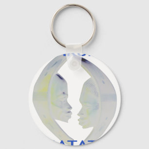 Afrikansk utskrift av Hakuna Matata-design Nyckelring
