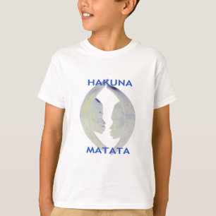 Afrikansk utskrift av Hakuna Matata-design T Shirt