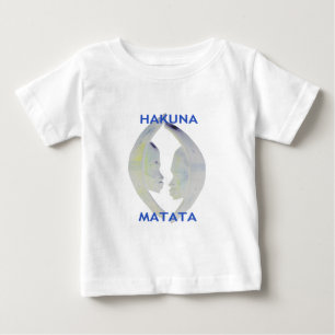 Afrikansk utskrift av Hakuna Matata-design Tee