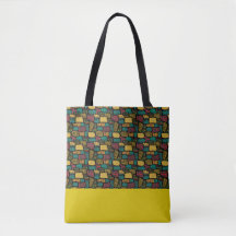 Afrikansk utskrift, Tote Bag