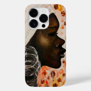 Afrikansk vacker kvinna iphone case