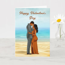 Afrikansk Valentines day-kort