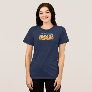 Afrikansk vattenfärg, färgfull Fantastisk Kenyan D T Shirt