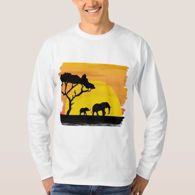 Afrikansk Vild T-Shirts (Framsida)
