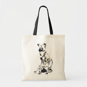 Afrikansk vildhundshopping bag tygkasse