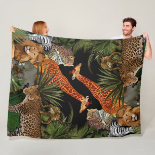 Afrikansk vildsvagn Blanket Fleecefilt